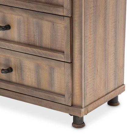 Crossings Reclaimed Barn 6 Drawer Vertical Storage Cabinets-chest Of Drawers from Michael Amini - Luna Furniture