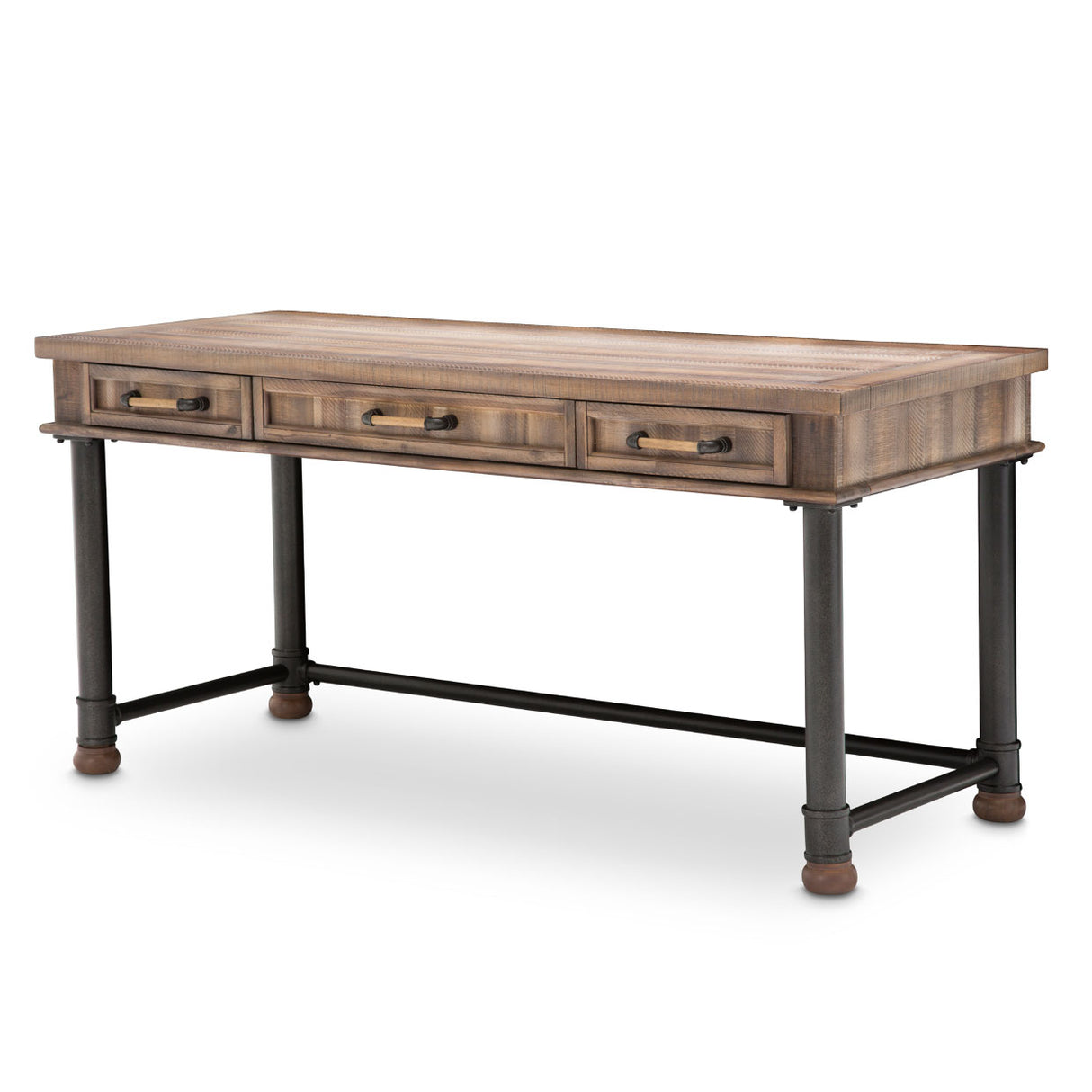Crossings Reclaimed Barn Writing Desk from Michael Amini - Luna Furniture