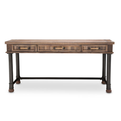 Crossings Reclaimed Barn Writing Desk from Michael Amini - Luna Furniture