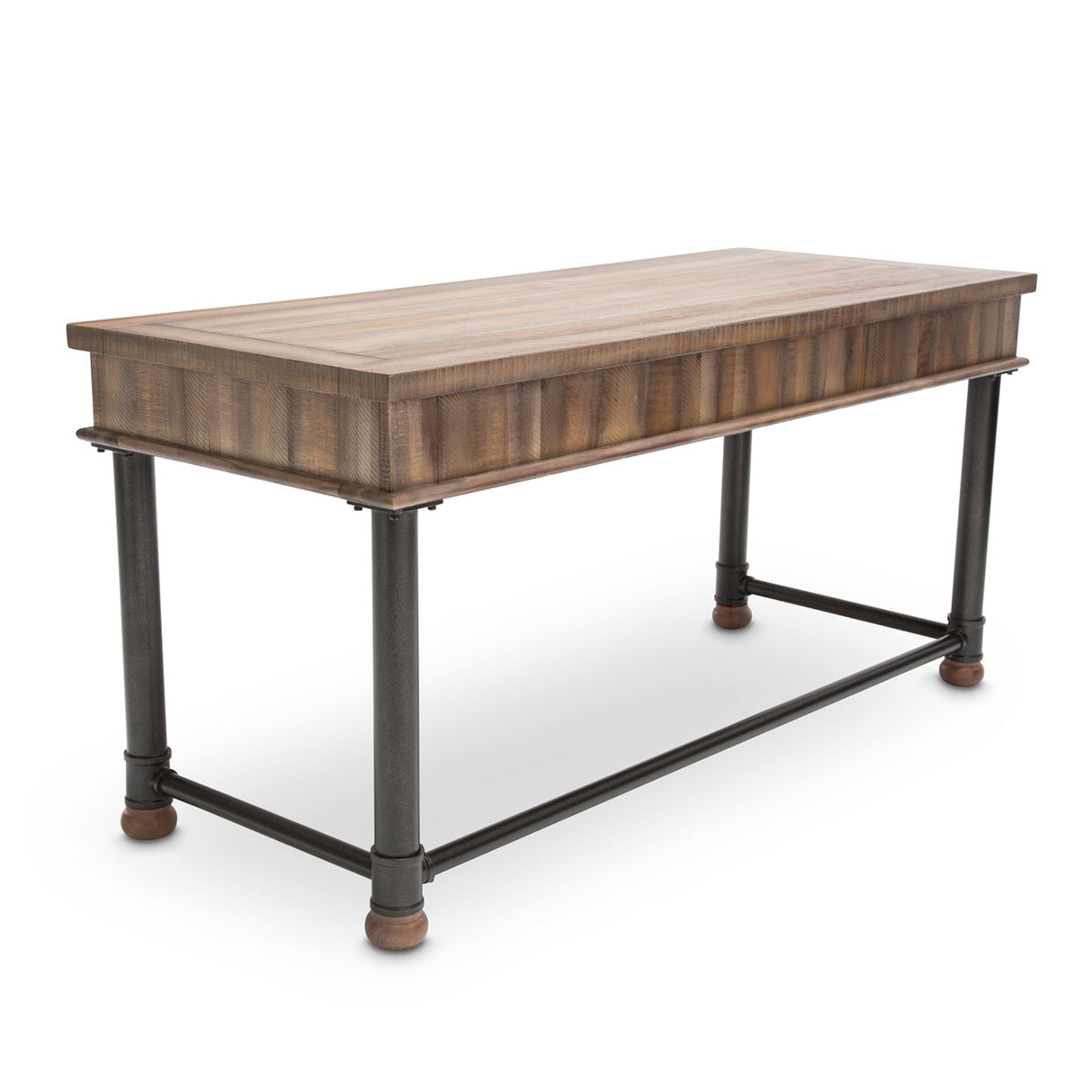 Crossings Reclaimed Barn Writing Desk from Michael Amini - Luna Furniture