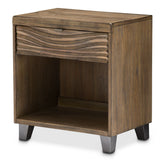 Del Mar Sound Boardwalk 1-drawer Nightstand from Michael Amini - Luna Furniture