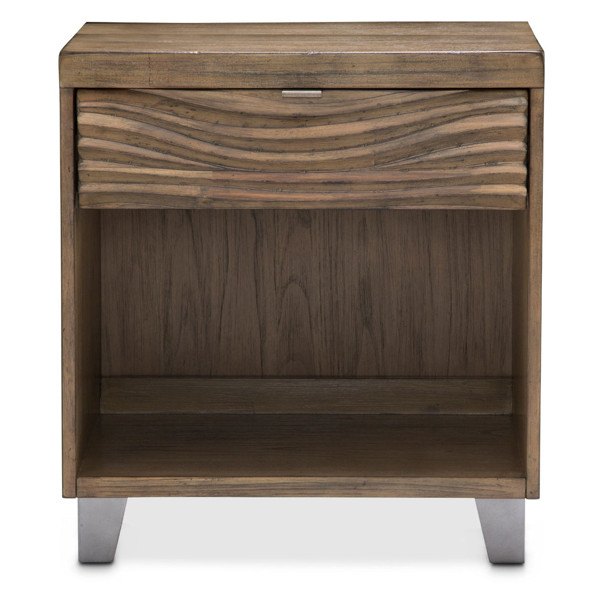 Del Mar Sound Boardwalk 1-drawer Nightstand from Michael Amini - Luna Furniture