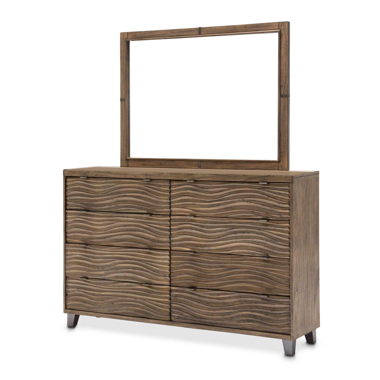 Del Mar Sound Boardwalk Dresser With Mirror from Michael Amini - Luna Furniture