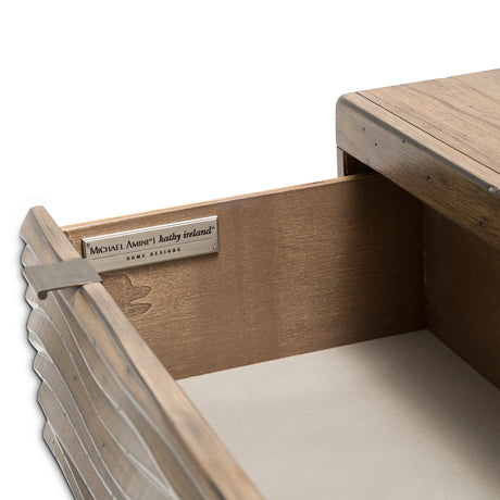 Del Mar Sound Boardwalk Dresser With Mirror from Michael Amini - Luna Furniture