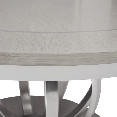 Eclipse Moonlight Round Dining Table from Michael Amini - Luna Furniture