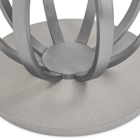 Eclipse Moonlight Round Dining Table from Michael Amini - Luna Furniture