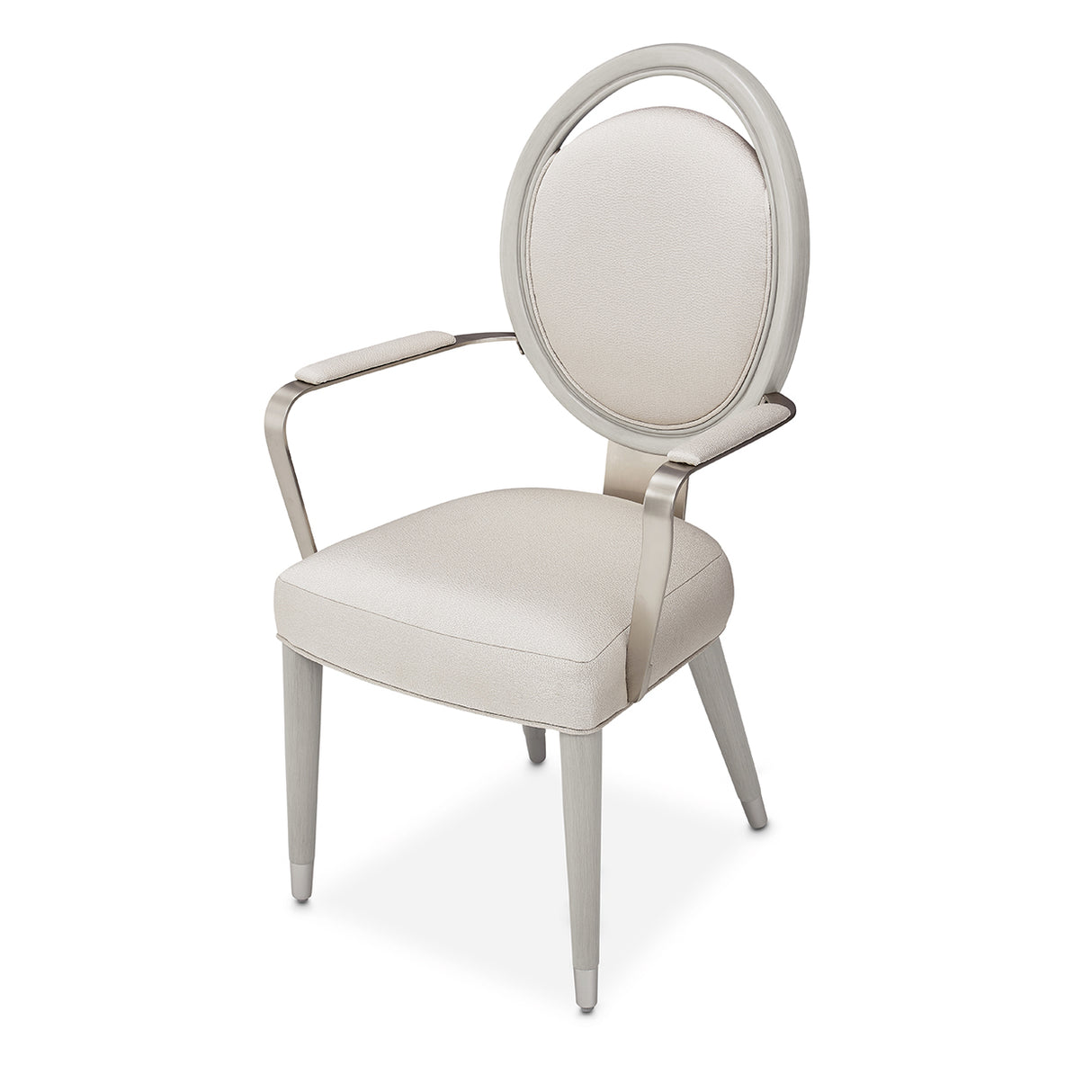 Eclipse Moonlight Dining Arm Chair from Michael Amini - Luna Furniture