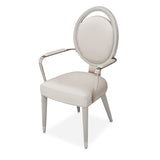 Eclipse Moonlight Dining Arm Chair from Michael Amini - Luna Furniture