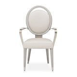 Eclipse Moonlight Dining Arm Chair from Michael Amini - Luna Furniture