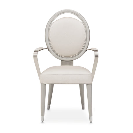 Eclipse Moonlight Dining Arm Chair from Michael Amini - Luna Furniture