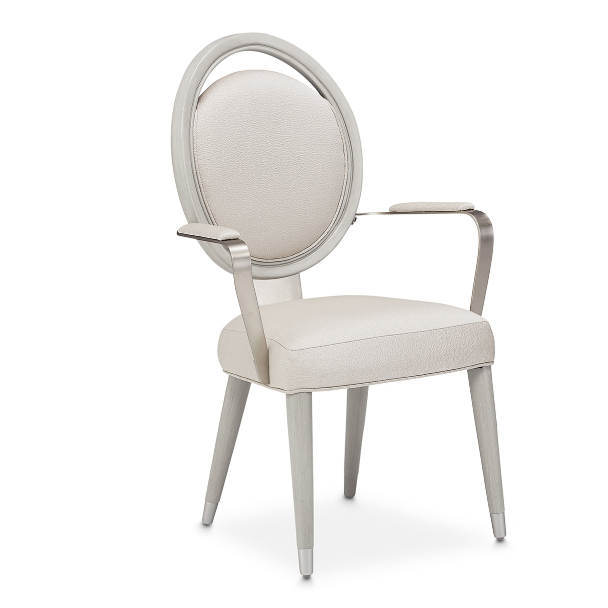 Eclipse Moonlight Dining Arm Chair from Michael Amini - Luna Furniture