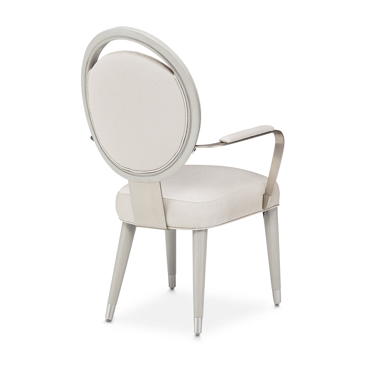 Eclipse Moonlight Dining Arm Chair from Michael Amini - Luna Furniture