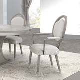 Eclipse Moonlight Dining Arm Chair from Michael Amini - Luna Furniture