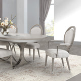 Eclipse Moonlight Dining Arm Chair from Michael Amini - Luna Furniture