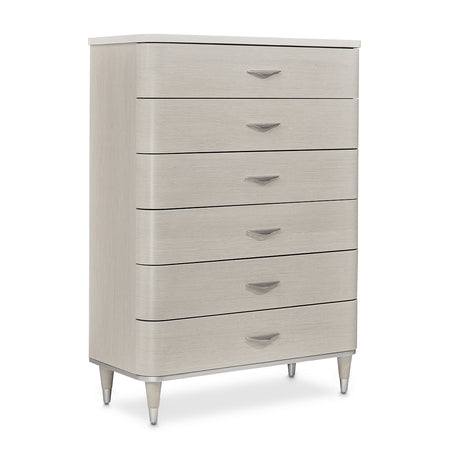 Eclipse Moonlight 6-drawer Vertical Chest from Michael Amini - Luna Furniture