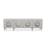 Eclipse Moonlight Media Console from Michael Amini - Luna Furniture