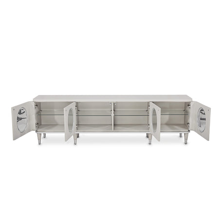 Eclipse Moonlight Media Console from Michael Amini - Luna Furniture