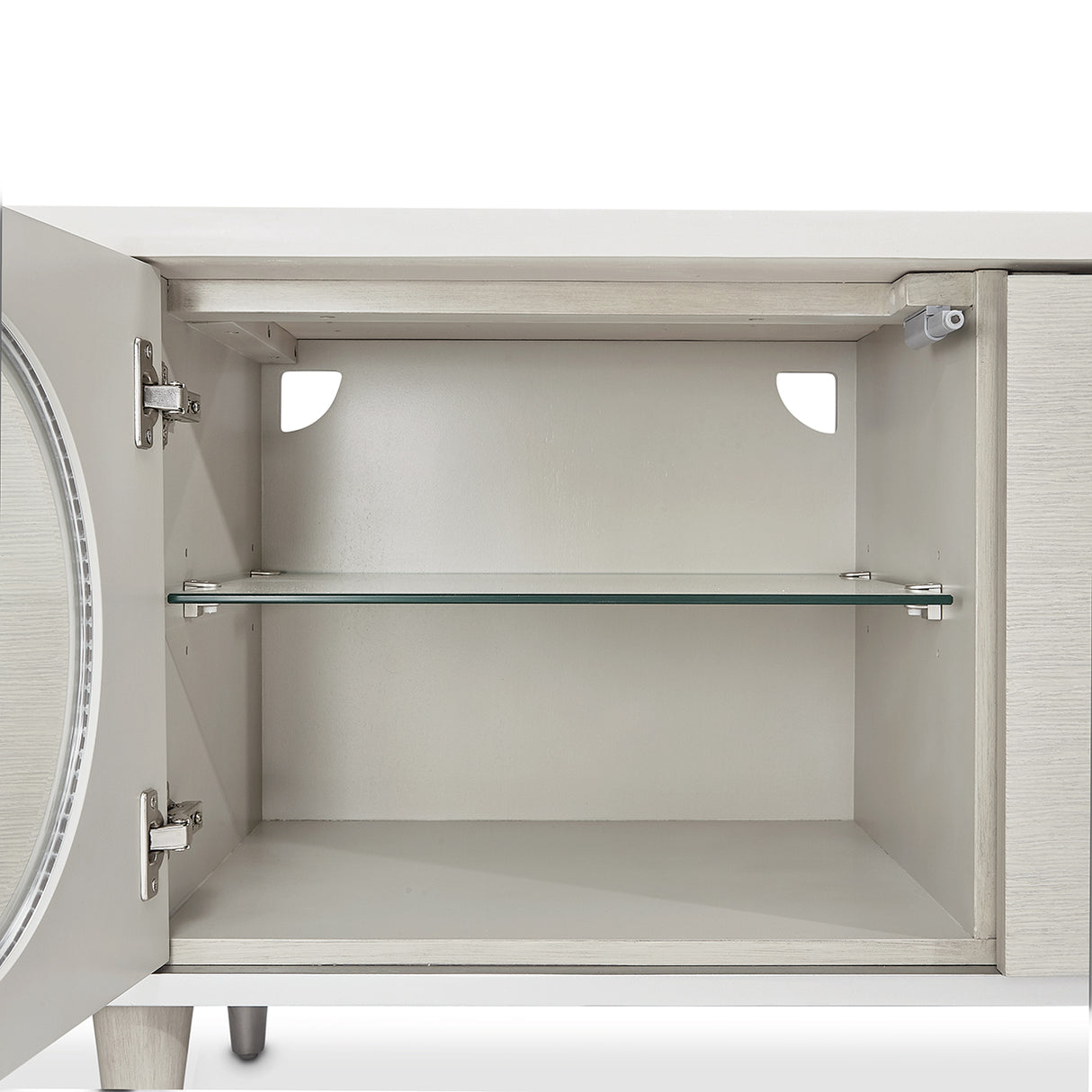 Eclipse Moonlight Media Console from Michael Amini - Luna Furniture