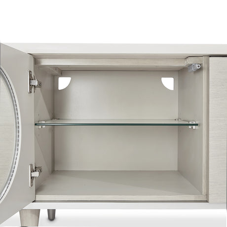 Eclipse Moonlight Media Console from Michael Amini - Luna Furniture