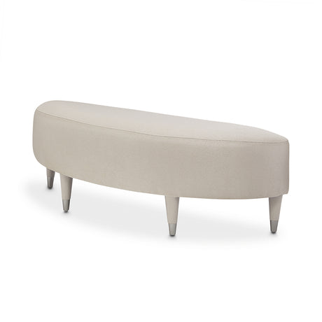 Eclipse Moonlight Bench from Michael Amini - Luna Furniture
