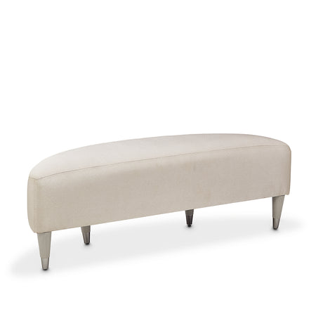 Eclipse Moonlight Bench from Michael Amini - Luna Furniture