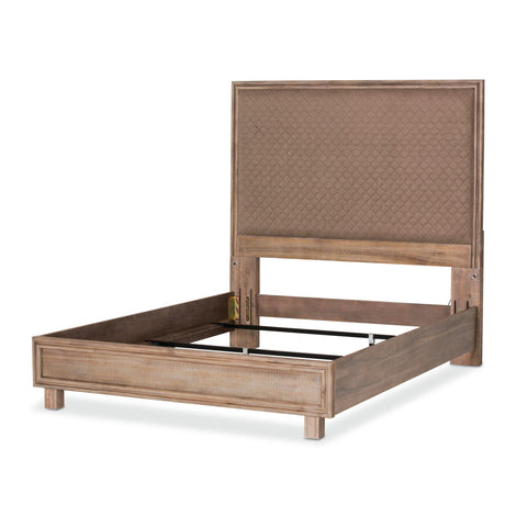 Hudson Ferry Driftwood Cal. King Panel Bed - Autumn Bronze from Michael Amini - Luna Furniture