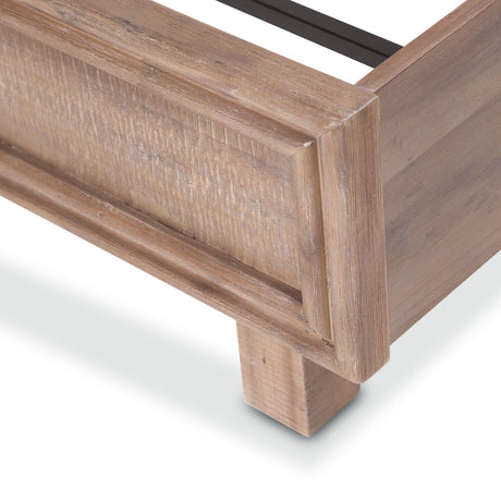 Hudson Ferry Driftwood Cal. King Panel Bed - Autumn Bronze from Michael Amini - Luna Furniture