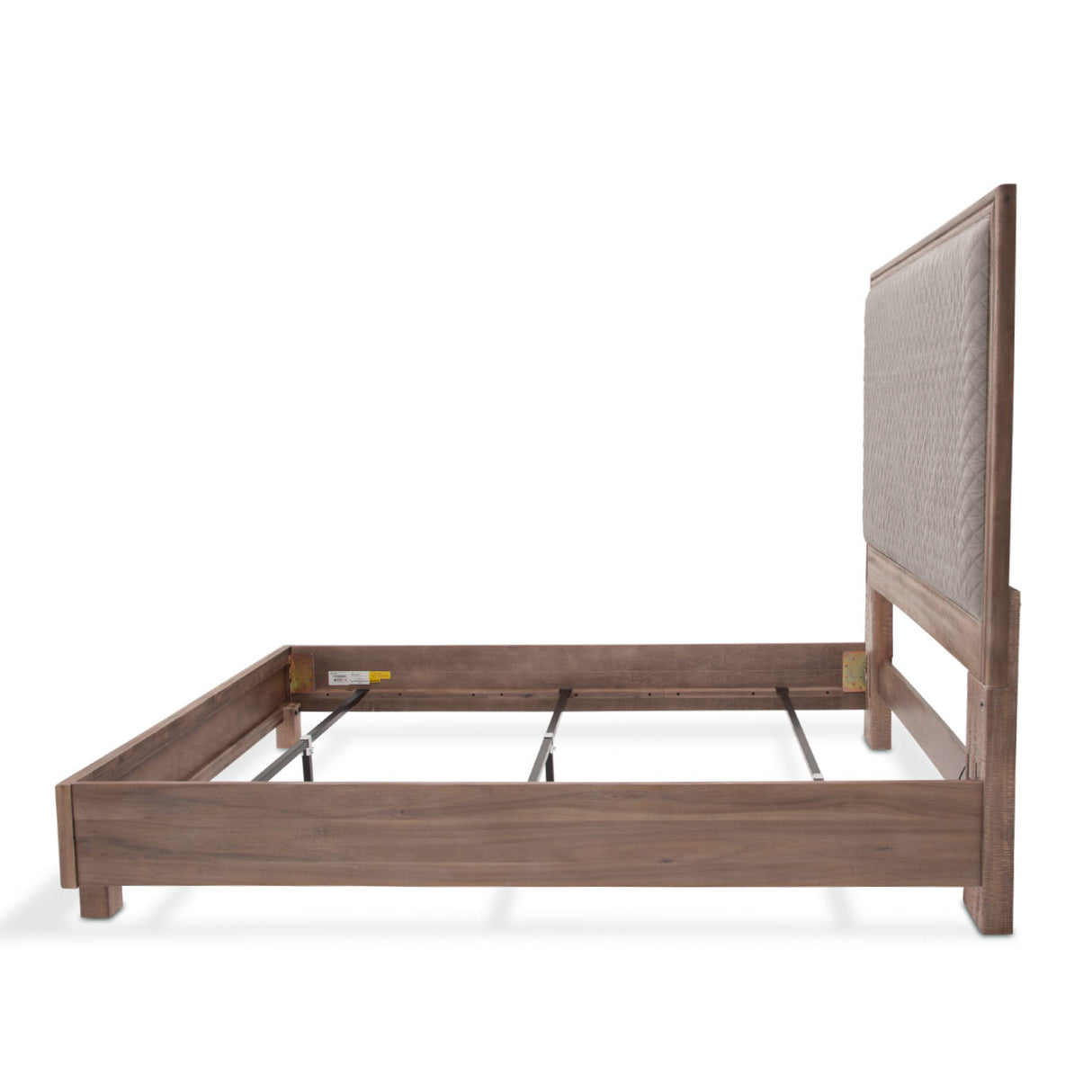 Hudson Ferry Driftwood Eastern King Panel Bed - Slate Gray from Michael Amini - Luna Furniture