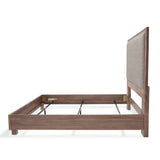Hudson Ferry Driftwood Eastern King Panel Bed - Slate Gray from Michael Amini - Luna Furniture