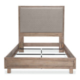 Hudson Ferry Driftwood Eastern King Panel Bed - Slate Gray from Michael Amini - Luna Furniture