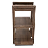 Hudson Ferry Driftwood Chair Side Table from Michael Amini - Luna Furniture