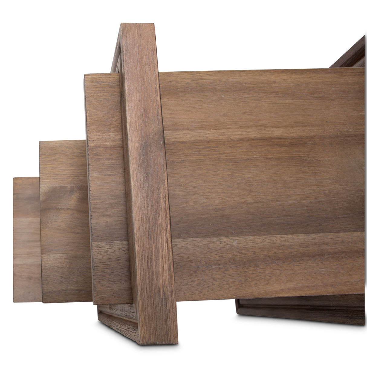 Hudson Ferry Driftwood Chair Side Table from Michael Amini - Luna Furniture