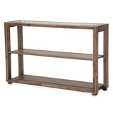 Hudson Ferry Driftwood Console Table from Michael Amini - Luna Furniture
