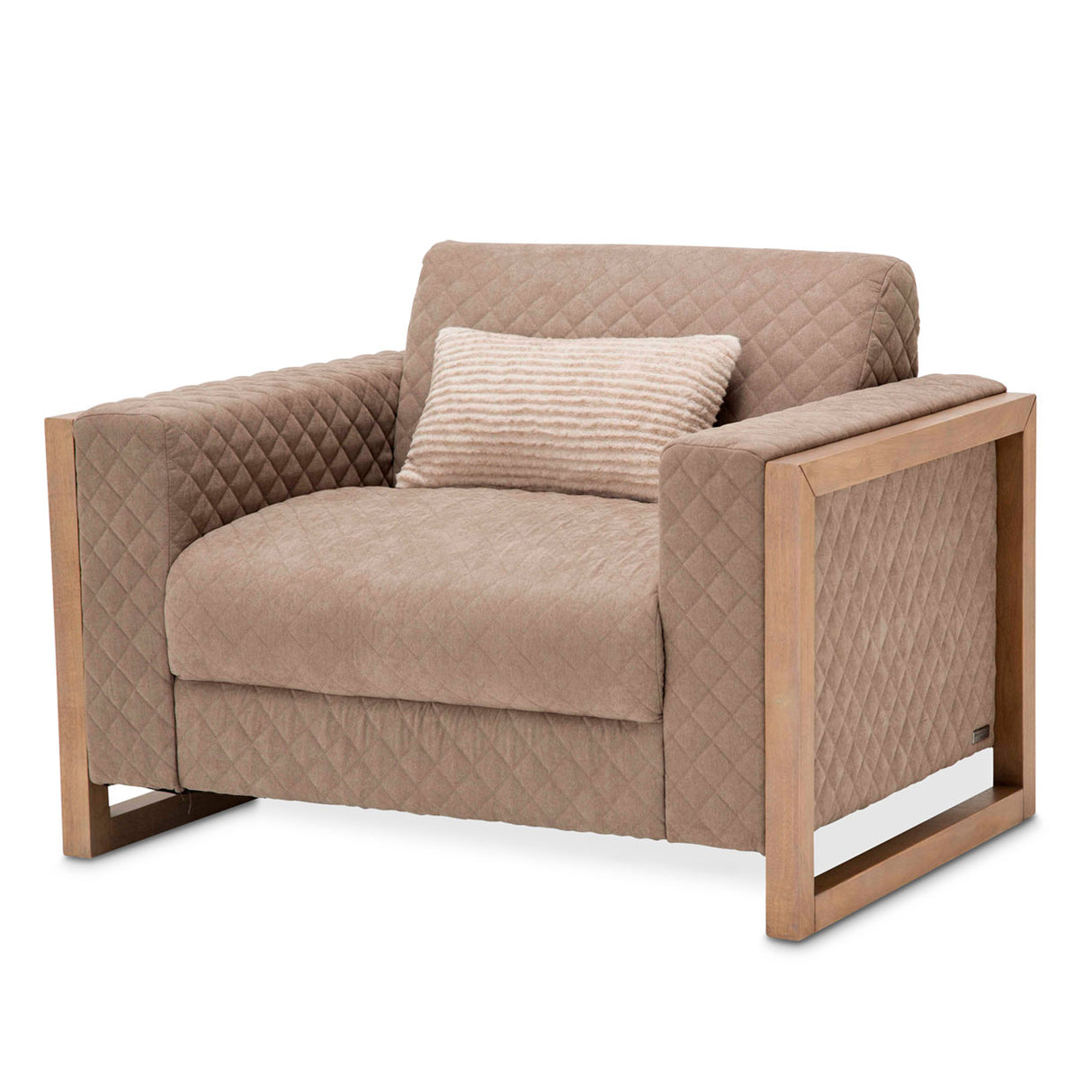 Hudson Ferry Driftwood Chair And A Half - Autumn Bronze from Michael Amini - Luna Furniture