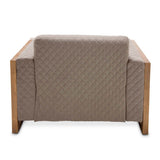 Hudson Ferry Driftwood Chair And A Half - Slate from Michael Amini - Luna Furniture