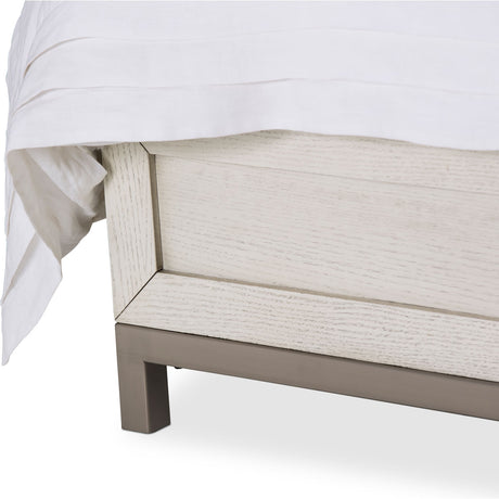 Menlo Station Eucalyptus Cal King Panel Bed (3 Pc) from Michael Amini - Luna Furniture