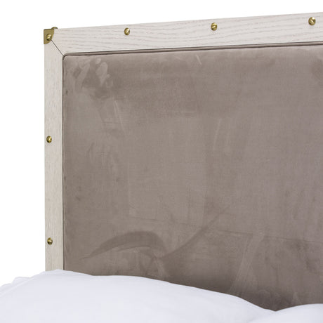 Menlo Station Eucalyptus Cal King Panel Bed (3 Pc) from Michael Amini - Luna Furniture