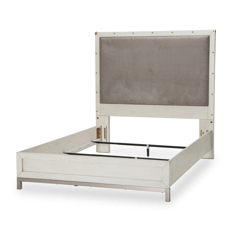 Menlo Station Eucalyptus Cal King Panel Bed (3 Pc) from Michael Amini - Luna Furniture