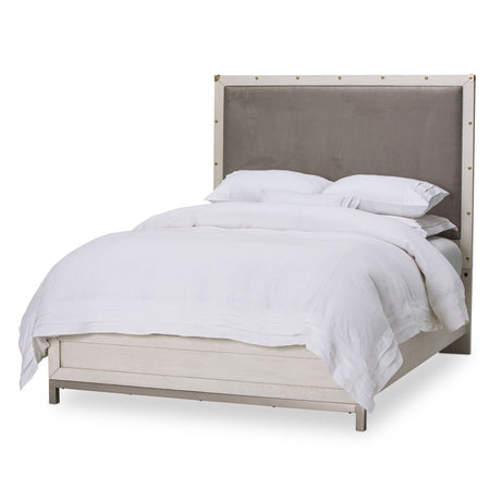 Menlo Station Eucalyptus Cal King Panel Bed (3 Pc) from Michael Amini - Luna Furniture