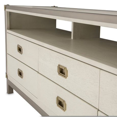 Menlo Station Eucalyptus Tv Console from Michael Amini - Luna Furniture