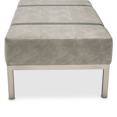 Menlo Station Eucalyptus Rectangular Cocktail Ottoman from Michael Amini - Luna Furniture