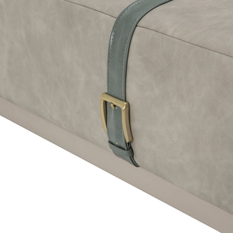 Menlo Station Eucalyptus Rectangular Cocktail Ottoman from Michael Amini - Luna Furniture