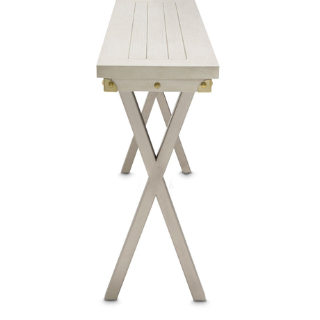Menlo Station Eucalyptus Console Table from Michael Amini - Luna Furniture