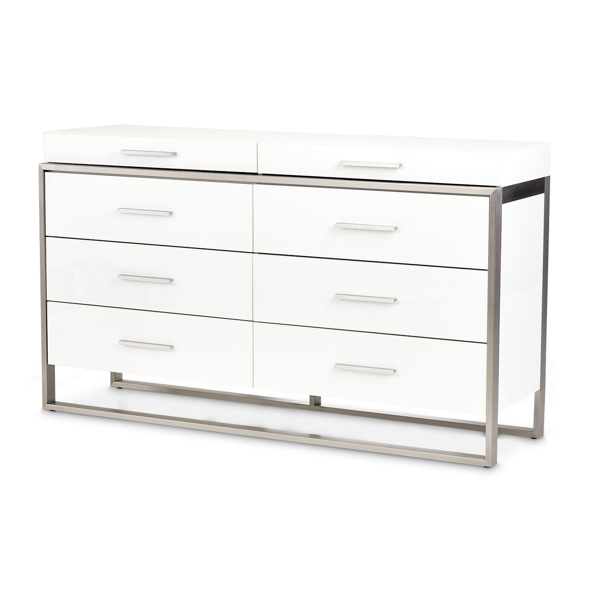 Marquee Cloud White Dresser from Michael Amini - Luna Furniture