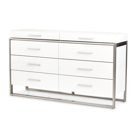 Marquee Cloud White Dresser from Michael Amini - Luna Furniture