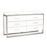 Marquee Cloud White Dresser from Michael Amini - Luna Furniture