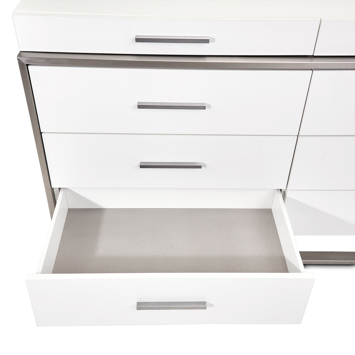 Marquee Cloud White Dresser from Michael Amini - Luna Furniture
