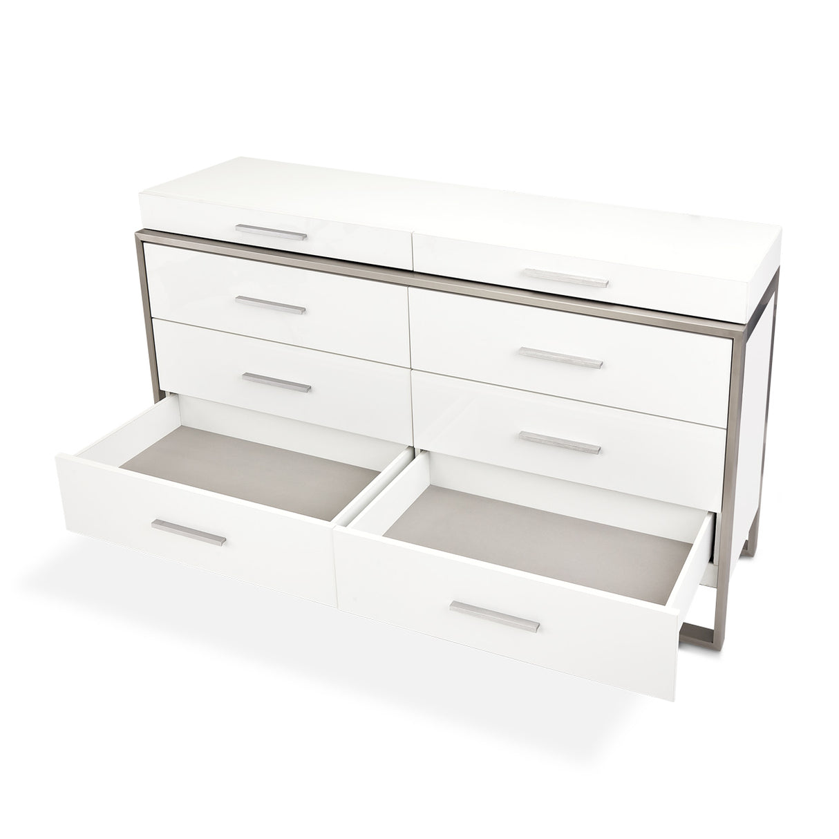 Marquee Cloud White Dresser from Michael Amini - Luna Furniture