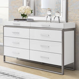 Marquee Cloud White Dresser from Michael Amini - Luna Furniture