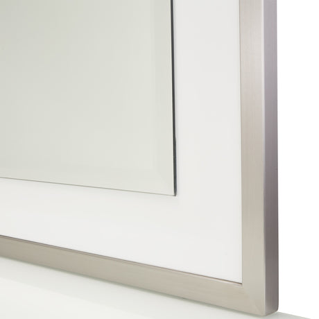 Marquee Cloud White Dresser With Mirror from Michael Amini - Luna Furniture